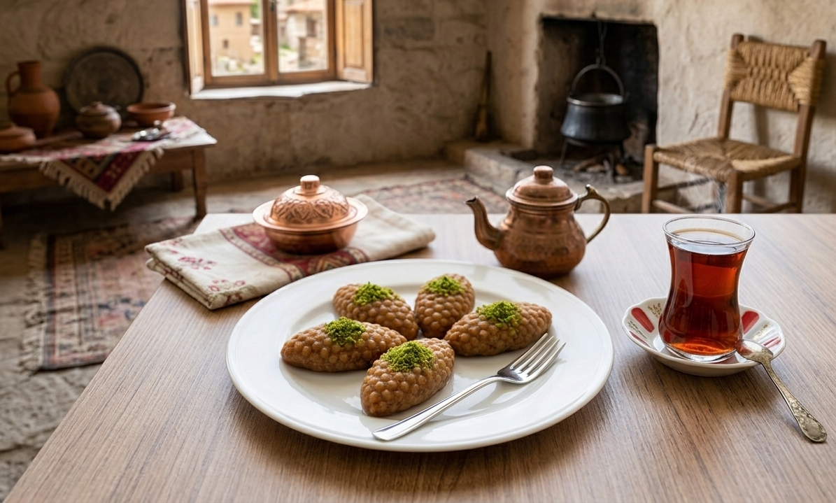 Kalburabastı (Hurma Tatlısı)